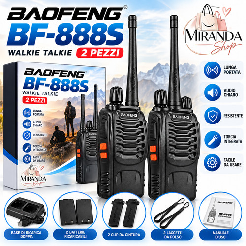 Pezzi radio baofeng 888s - 2,